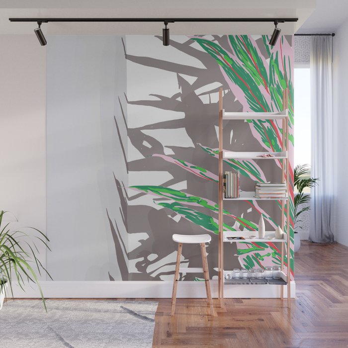 Plant & Shadow Wall Mural Gallery Image 1