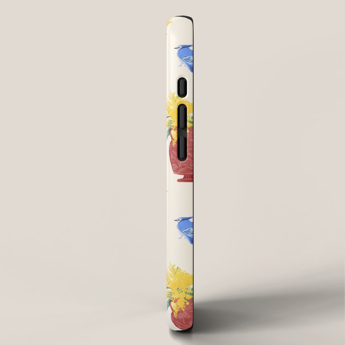 Mimosa and Blue Jay iPhone Case Gallery Image 2