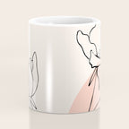 Poppies line drawing Coffee Mug Gallery Image 4