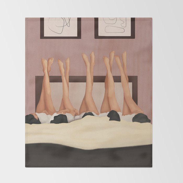 Friends Throw Blanket Gallery Image 2