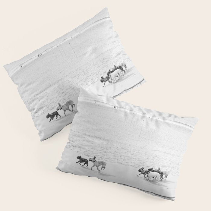 Puppy Traffic, French Bulldogs, Frenchie Art, French Bulldog Gifts Pillow Sham Gallery Image 3