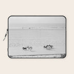 Puppy Traffic, French Bulldogs, Frenchie Art, French Bulldog Gifts Laptop Sleeve Gallery Image 1