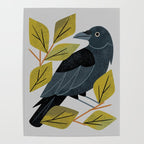 Perching Raven Poster Gallery Image 4