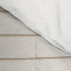 Minimal Arch XI Natural Neutral Modern Geometric Lines Comforter Gallery Image 4