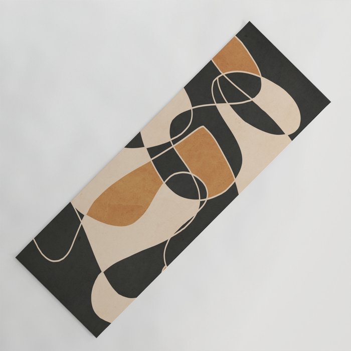 Modern Abstract Minimal Art 25 Yoga Mat Gallery Image 1