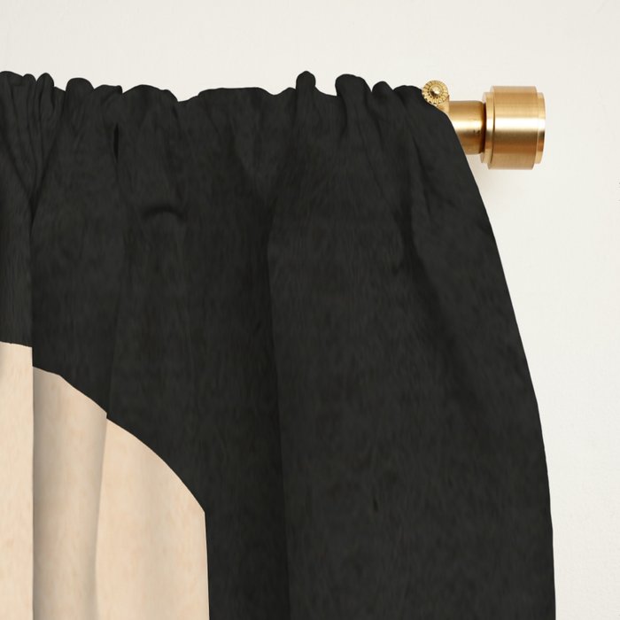 Modern Abstract Minimal Art 25 Window Curtain Gallery Image 2