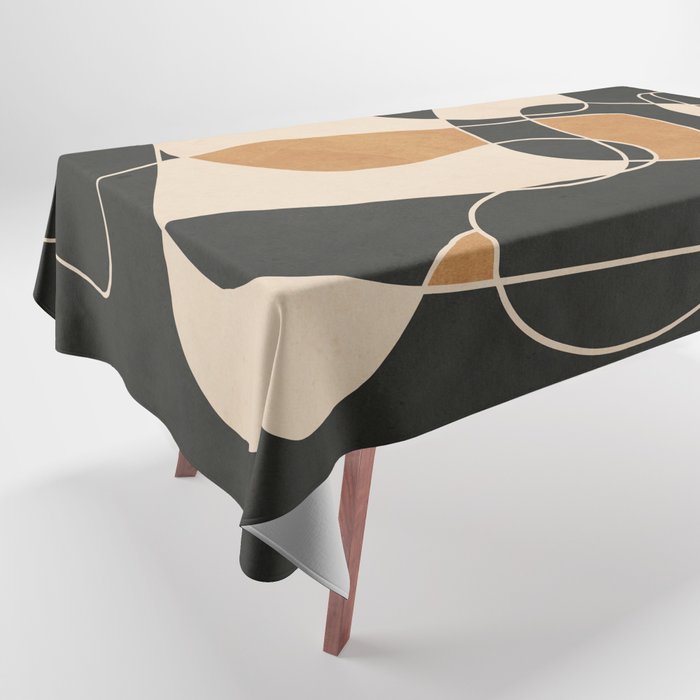 Modern Abstract Minimal Art 25 Tablecloth Gallery Image 1