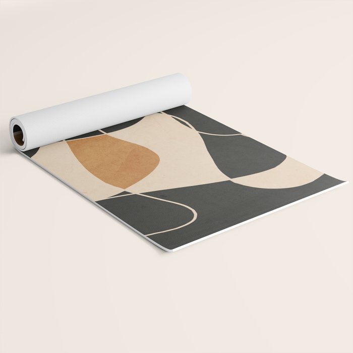 Modern Abstract Minimal Art 25 Yoga Mat Gallery Image 2