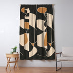 Modern Abstract Minimal Art 25 Window Curtain Gallery Image 5