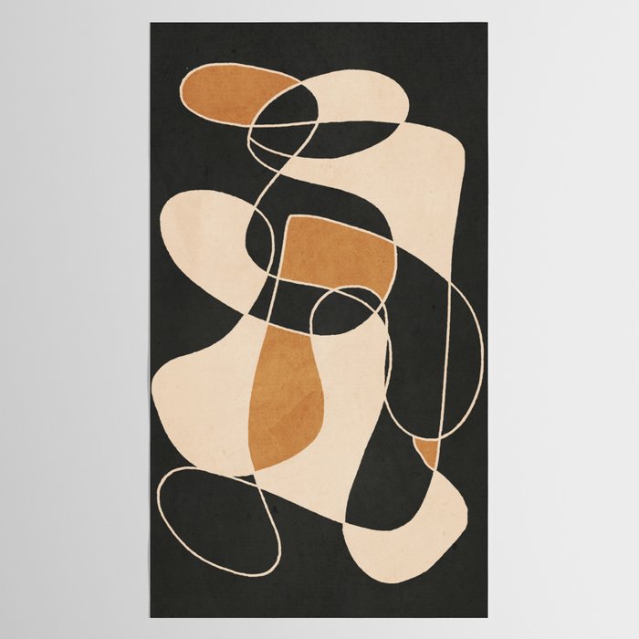 Modern Abstract Minimal Art 25 Tablecloth Gallery Image 2