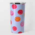 Smiling faces pattern no2 Travel Mug Gallery Image 1