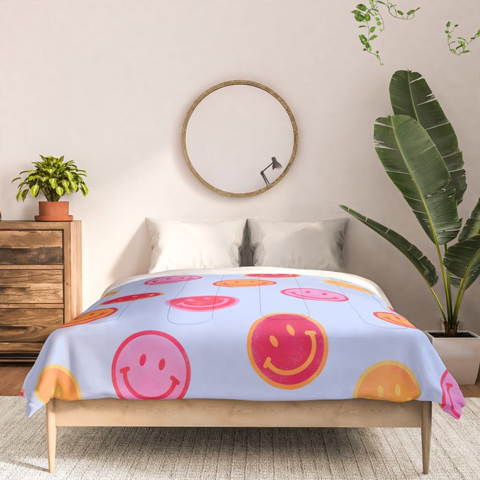 Smiling faces pattern no2 Comforter Gallery Image 3