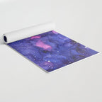 Galaxy Pattern Watercolor Yoga Mat Gallery Image 2