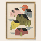 Cozy Village Serving Tray Gallery Image 1