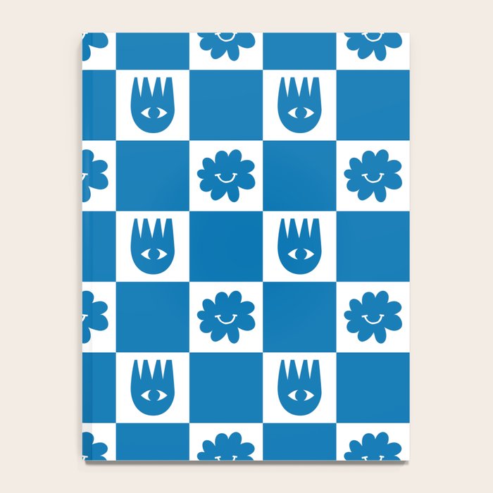 Checkered Flower Smiles Notebook Gallery Image 4