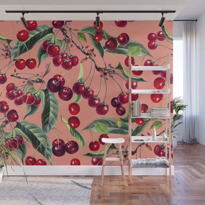 Sweet Cherry V Wall Mural Gallery Image 1
