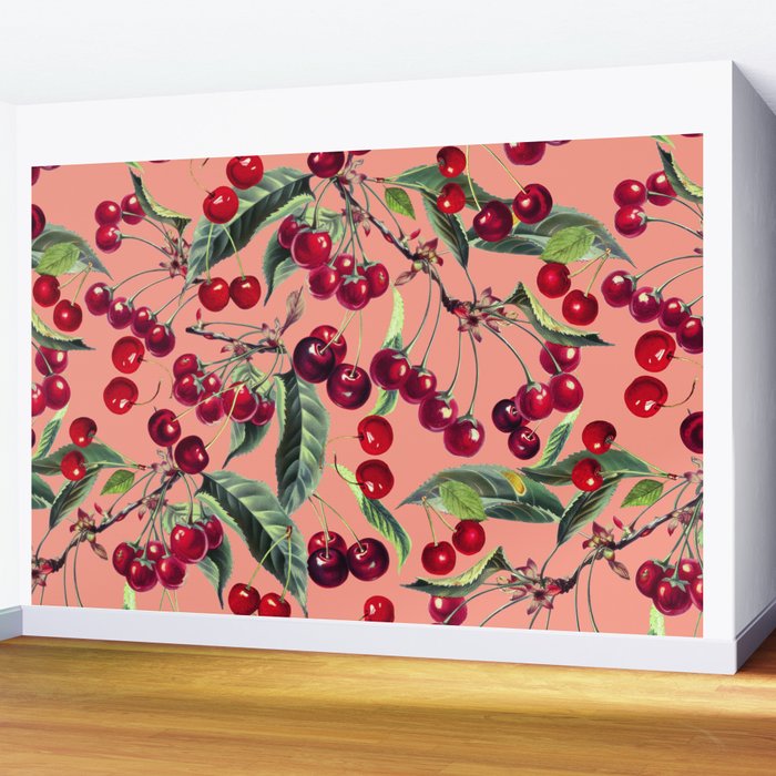 Sweet Cherry V Wall Mural Gallery Image 2