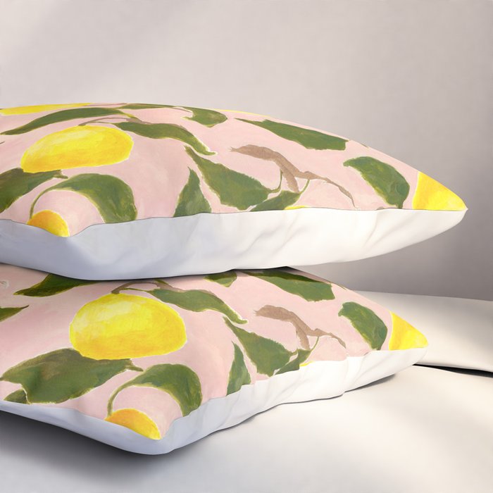 Summer Harvest Lemon Pillow Sham Gallery Image 3