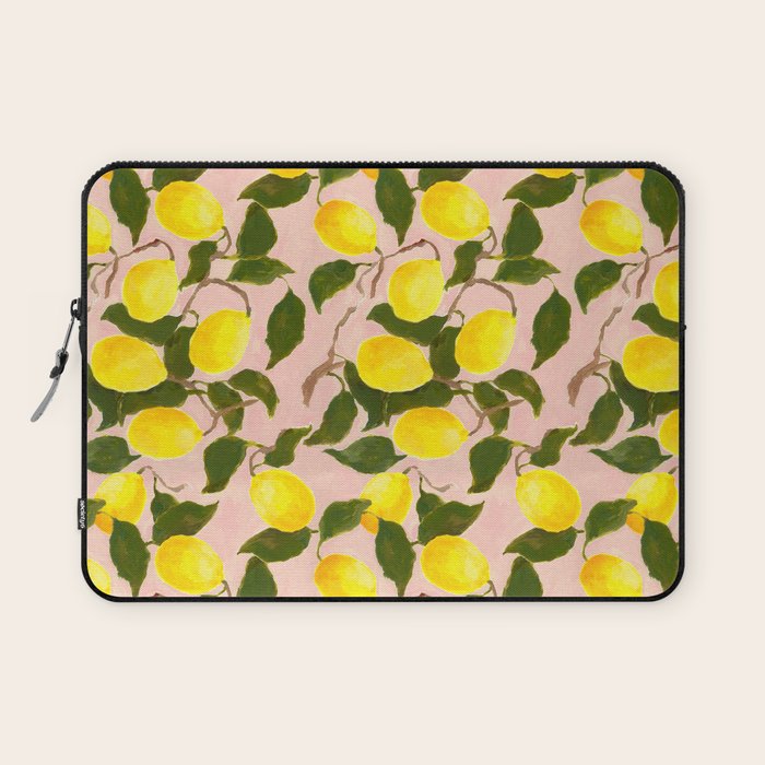 Summer Harvest Lemon Laptop Sleeve Gallery Image 1