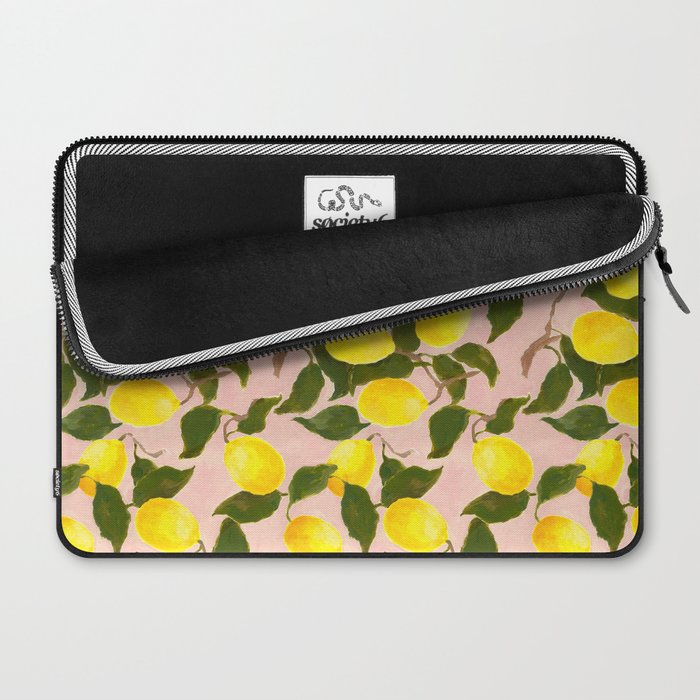 Summer Harvest Lemon Laptop Sleeve Gallery Image 2