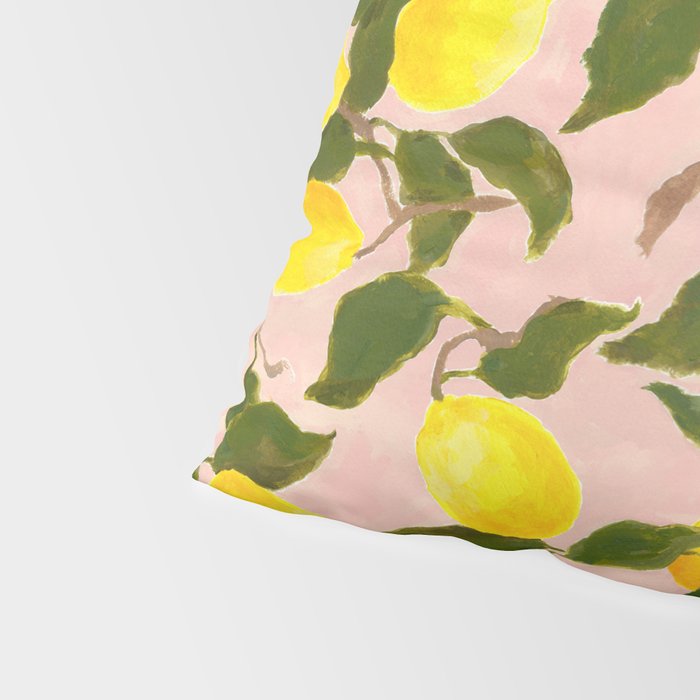 Summer Harvest Lemon Pillow Sham Gallery Image 4