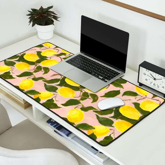 Summer Harvest Lemon Desk Mat Gallery Image 2