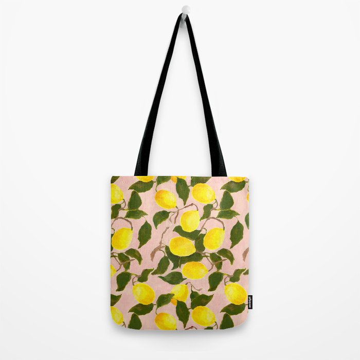 Summer Harvest Lemon Tote Bag Gallery Image 2