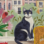Cat in front of window in Paris  Coffee Mug Gallery Image 2