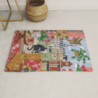 Cat in front of window in Paris  Rug Gallery Image 1