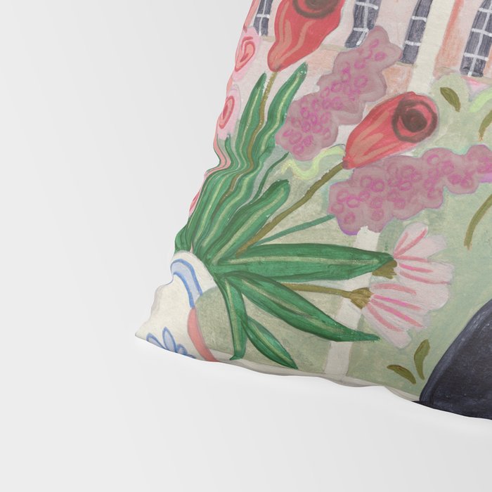 Cat in front of window in Paris  Pillow Sham Gallery Image 4