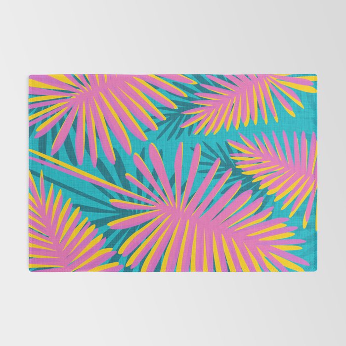 Mid Mod Pink Palm Trees Rug Gallery Image 2