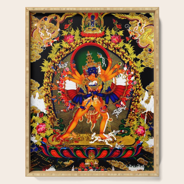 Hindu Kali 12 Serving Tray Gallery Image 1