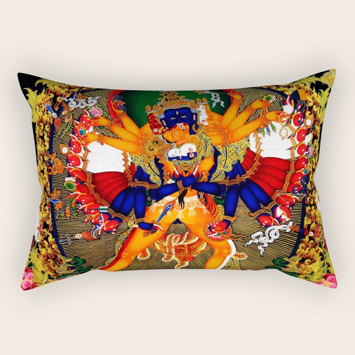 Hindu Kali 12 Rectangular Pillow Gallery Image 2