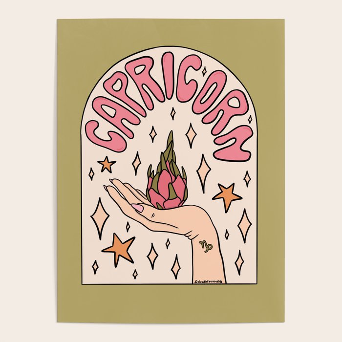 Capricorn Dragonfruit Poster Gallery Image 1