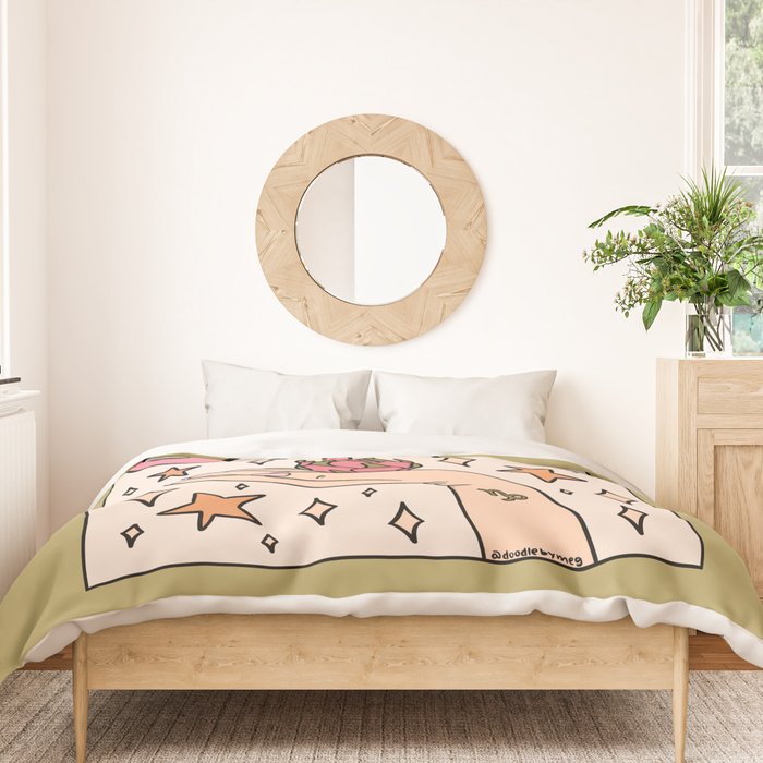 Capricorn Dragonfruit Duvet Cover Gallery Image 3