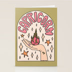 Capricorn Dragonfruit Stationery Card Gallery Image 2