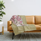 Capricorn Dragonfruit Throw Blanket Gallery Image 1