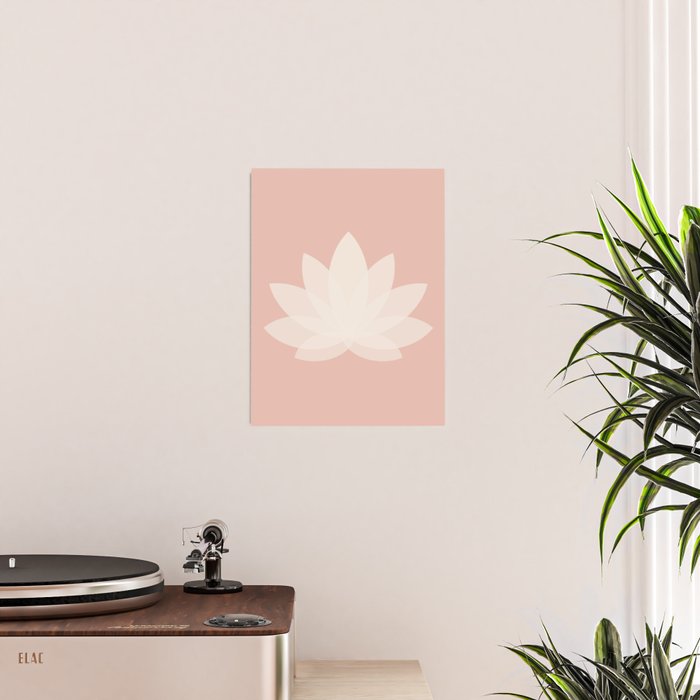 Lotus Flower Minimalism XVI Poster Gallery Image 2