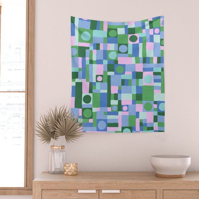 Mozaika 4 Wall Tapestry Gallery Image 2