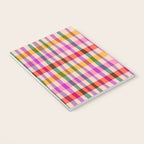 Wobbly Colorful Gingham Pattern Notebook Gallery Image 3
