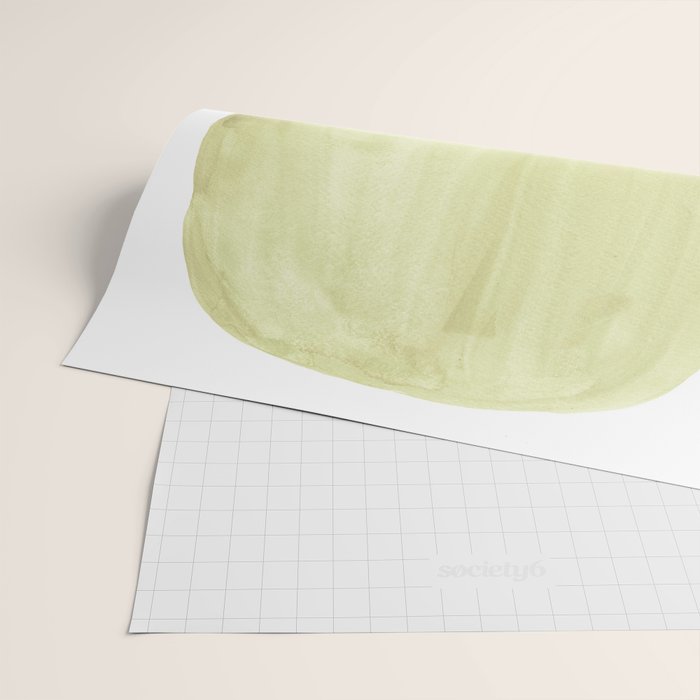 Olive green abstract shapes Wrapping Paper Gallery Image 2