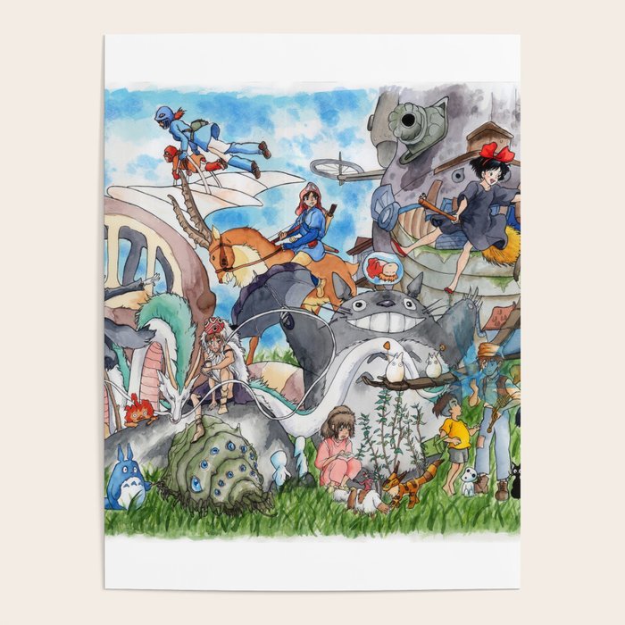 Miyazaki Tribute Poster Gallery Image 4