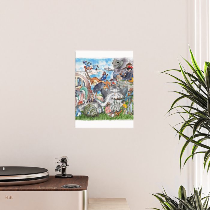 Miyazaki Tribute Poster Gallery Image 2