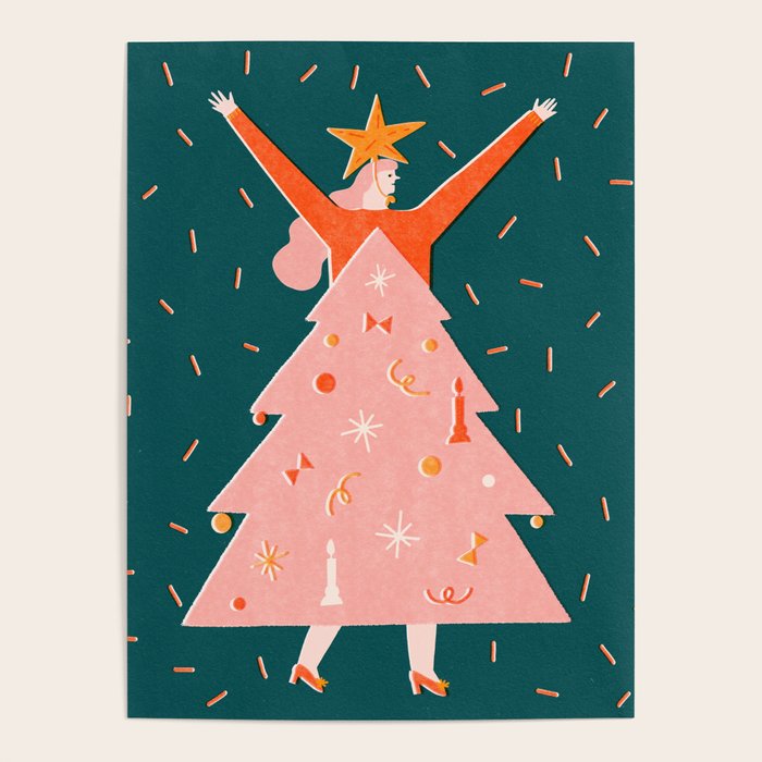 Christmas tree dress Poster Gallery Image 1