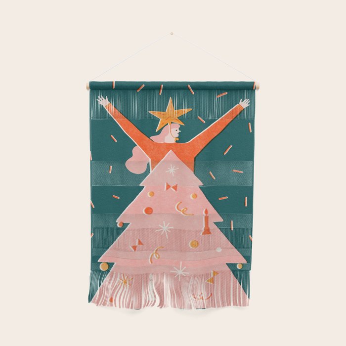 Christmas tree dress Wall Hanging Gallery Image 1