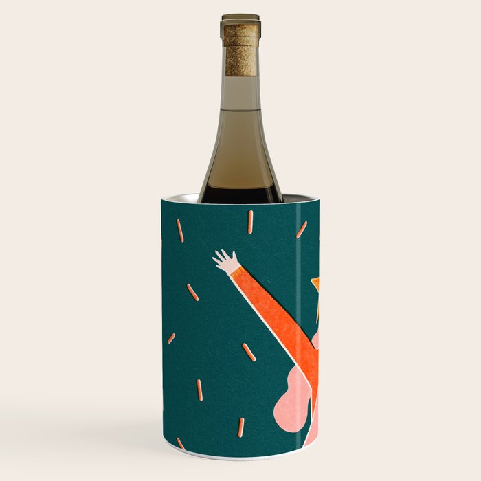 Christmas tree dress Wine Chiller Gallery Image 2