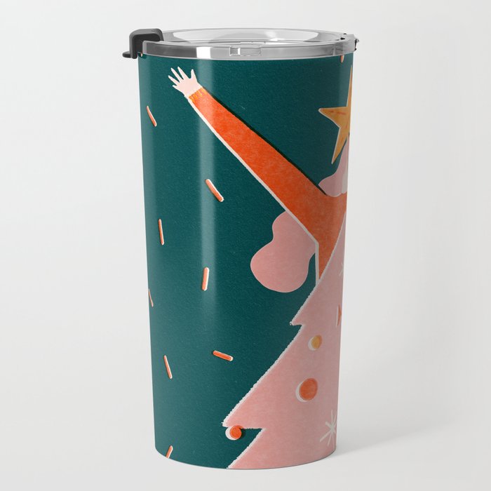Christmas tree dress Travel Mug Gallery Image 3