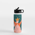 Christmas tree dress Water Bottle Gallery Image 1