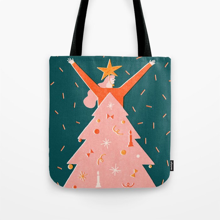 Christmas tree dress Tote Bag Gallery Image 1