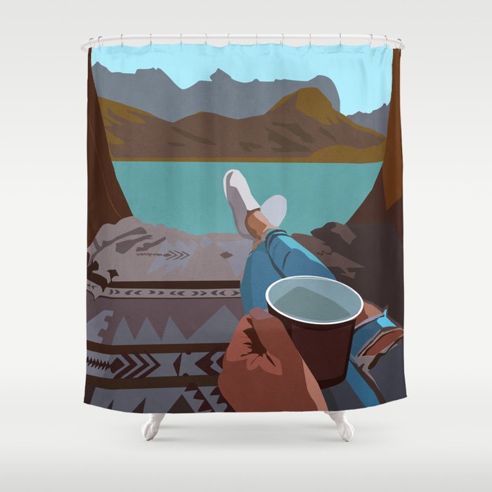 Place out of time Shower Curtain Gallery Image 1
